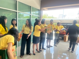 พิธีเจริญพระพุทธมนต์และทำบุญตักบาตรถวายพระราชกุศล เนื่องในโอกาสวันเฉลิมพระชนมพรรษา พระบาทสมเด็จพระเจ้าอยู่หัว 28 กรกฎาคม 2568